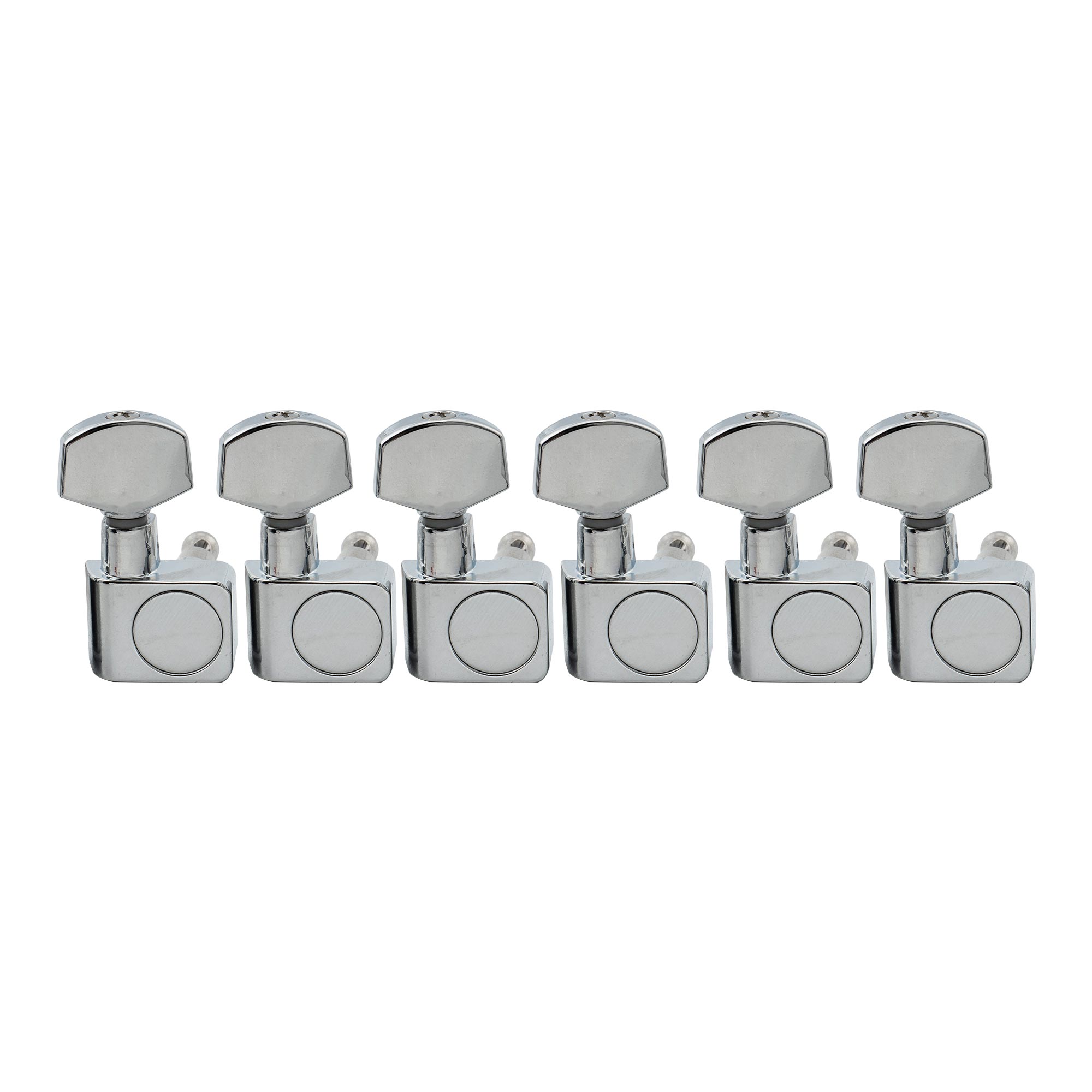 Musiclily Pro Chrome 6 Inline 2 Pin Sealed Guitar Machine Tuning Pegs For Fender Ebay